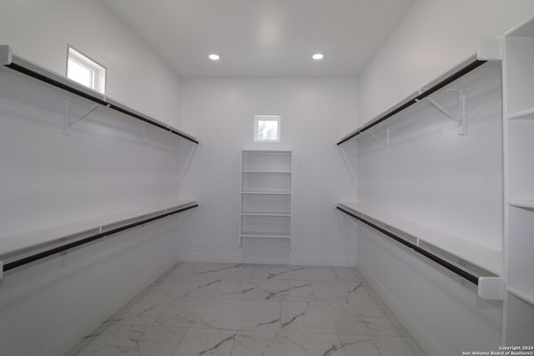 Interior, Marble, Recessed Lighting, Walk-in Closets