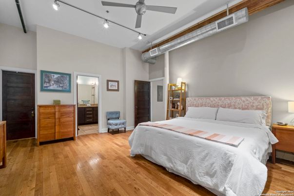 Bedroom, Interior, Wood Texture Flooring