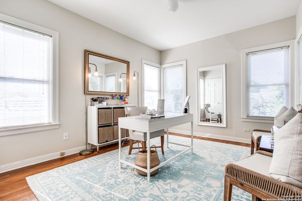 Home Office, Interior, Wood Texture Flooring