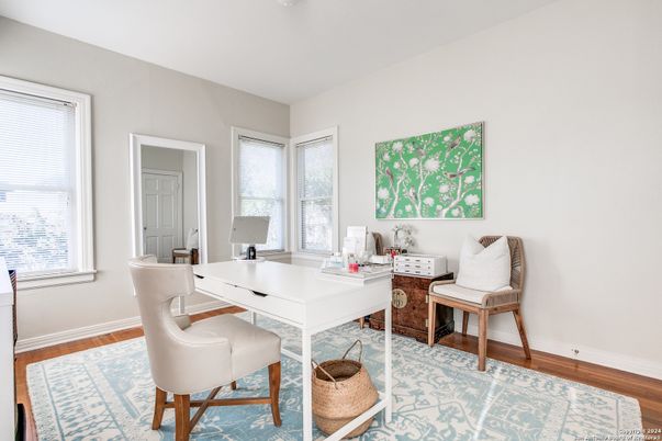 Home Office, Interior, Wood Texture Flooring