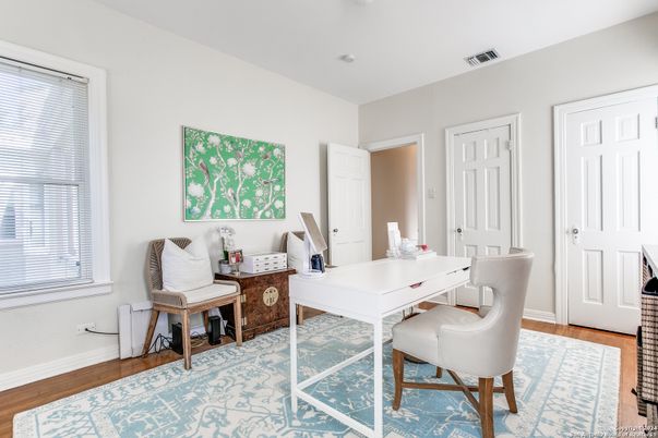 Home Office, Interior, Wood Texture Flooring