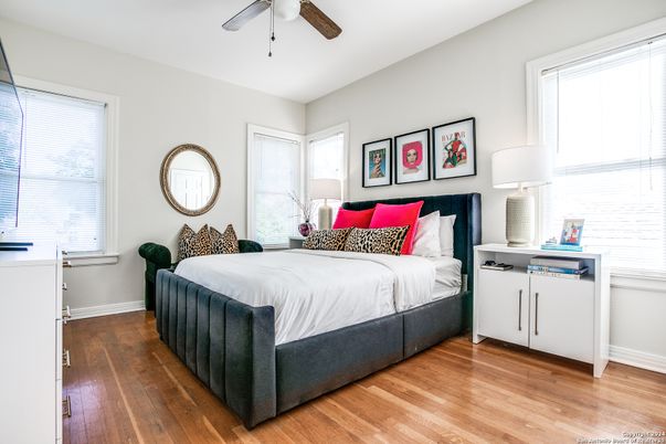 Bedroom, Interior, Wood Texture Flooring