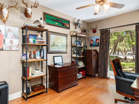 Home Office, Interior, Wood Texture Flooring