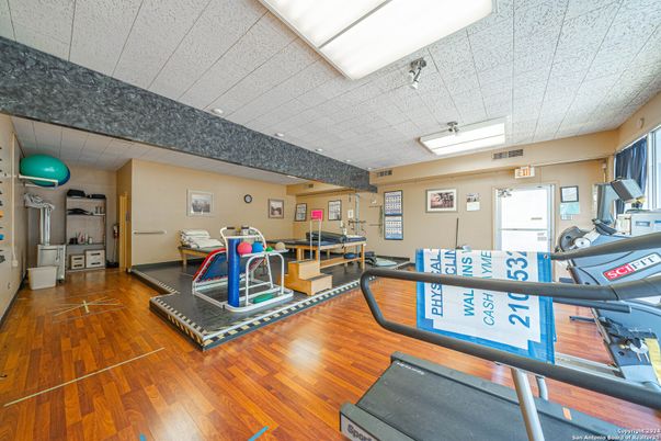 Fitness Equipment, Interior, Pool, Wood Texture Flooring