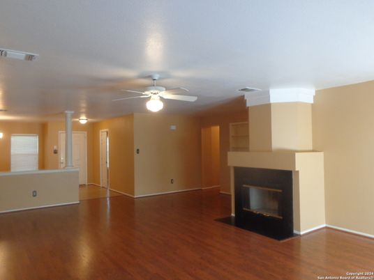 Empty room, Fireplace, Interior, Wood Texture Flooring
