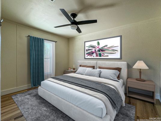Bedroom, Interior, Wood Texture Flooring