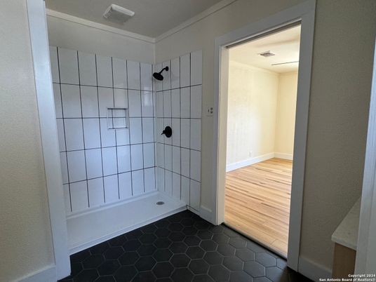 Bathroom, Interior, Wood Texture Flooring