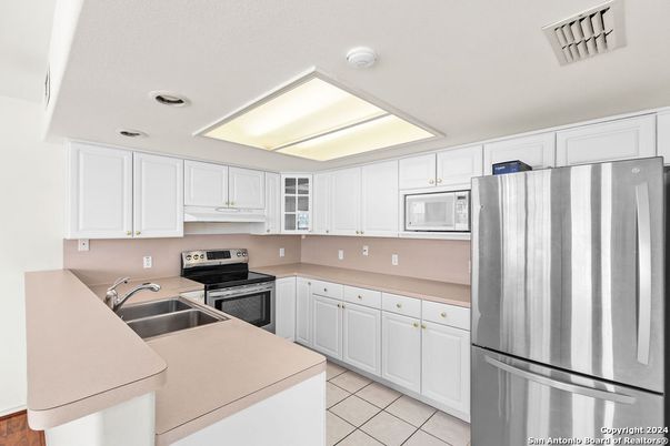 Interior, Kitchen, Recessed Lighting, Stainless Steel Appliances