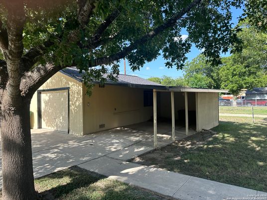 Backyard, Detached Garage, Exterior
