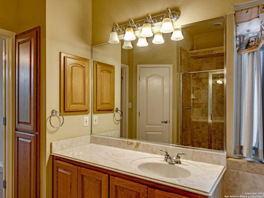 Bathroom, Dual Sink Vanities, Glass Shower, Interior