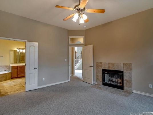 Bathroom, Empty room, Fireplace, Interior