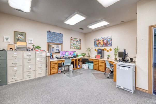 Home Office, Interior, Recessed Lighting