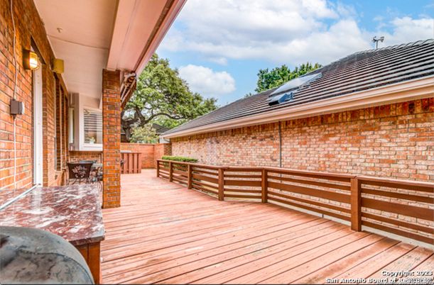Exterior, Solar Panels, Wood Texture Flooring