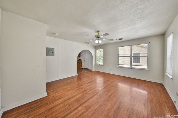 Empty room, Interior, Wood Texture Flooring