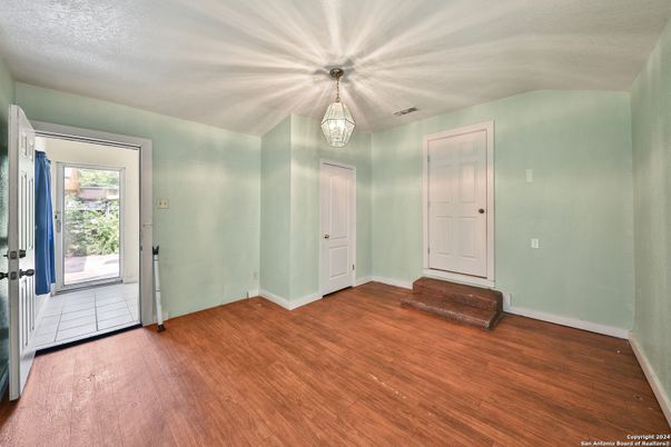 Empty room, Interior, Wood Texture Flooring