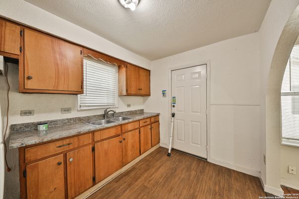 Interior, Kitchen, Wood Texture Flooring