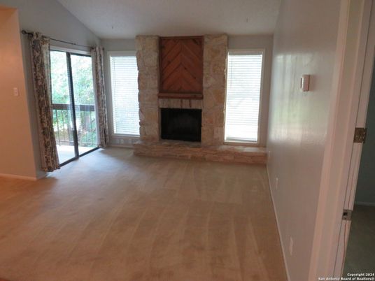 Empty room, Fireplace, Interior
