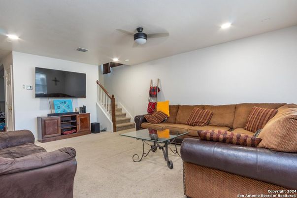 Interior, Living room, Recessed Lighting