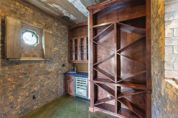 Interior, Stone Walls, Wine Storage