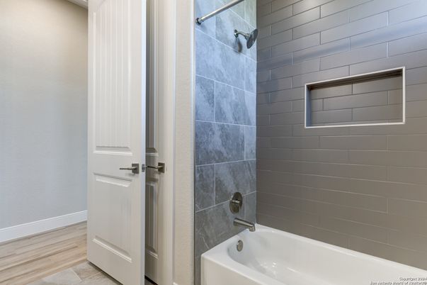 Bathroom, Interior, Wood Texture Flooring