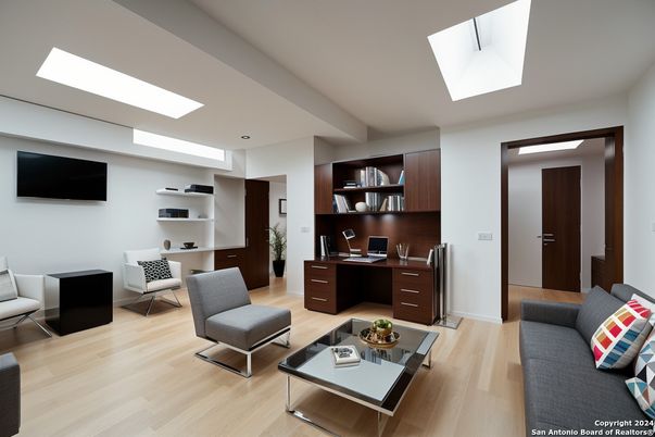Home Office, Interior, Living room, Wood Texture Flooring