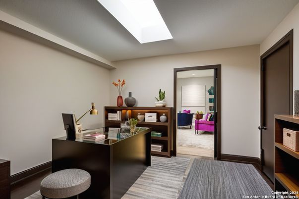 Home Office, Interior, Wood Texture Flooring