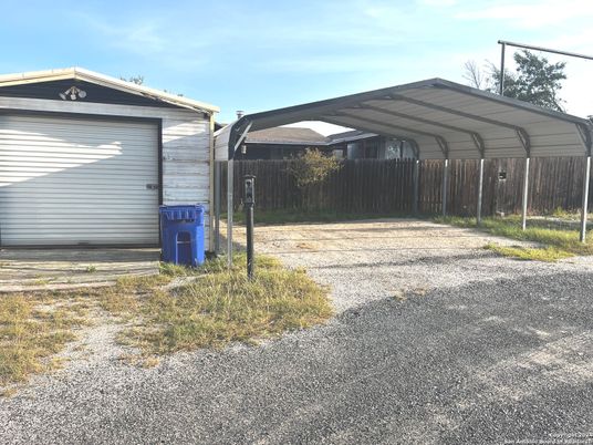 Backyard, Detached Garage, Exterior
