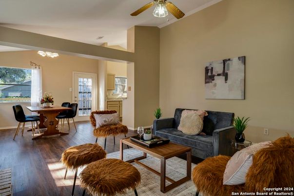 Dining room, Interior, Living room, Wood Texture Flooring
