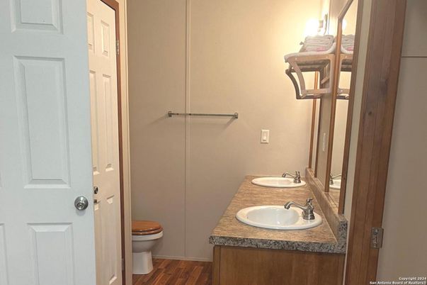 Bathroom, Interior, Wood Texture Flooring