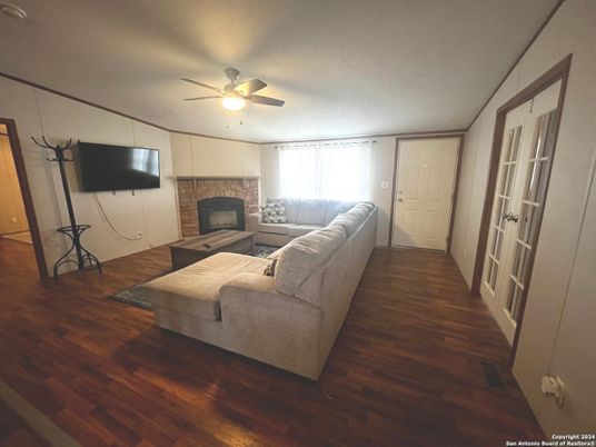 Fireplace, Interior, Living room, Wood Texture Flooring