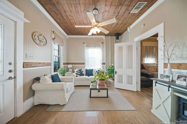 Interior, Living room, Wooden Ceilings, Wood Texture Flooring