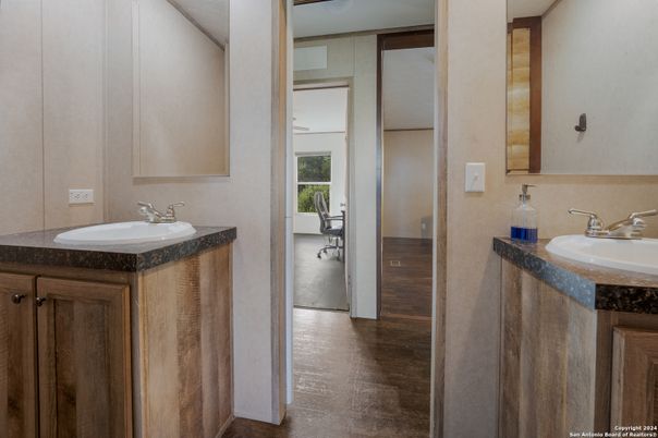 Bathroom, Interior, Wood Texture Flooring