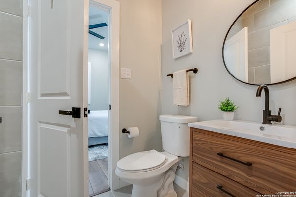 Bathroom, Interior, Wood Texture Flooring