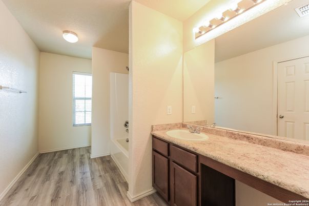 Bathroom, Interior, Wood Texture Flooring