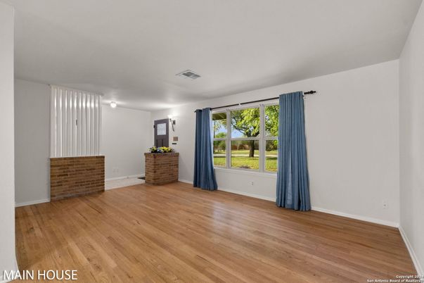 Empty room, Interior, Wood Texture Flooring