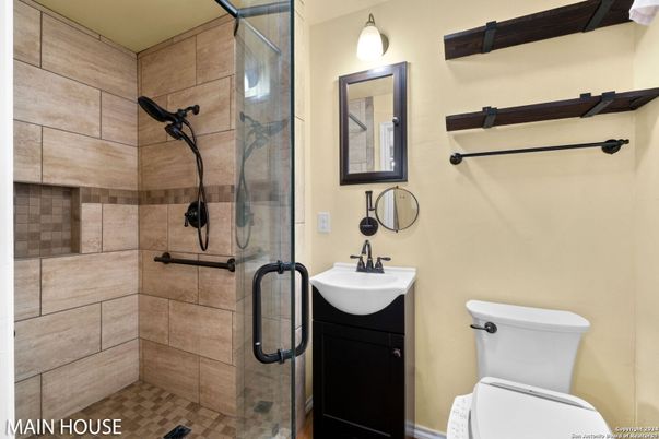 Bathroom, Glass Shower, Interior