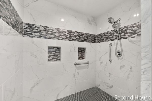 Bathroom, Interior, Marble Walls