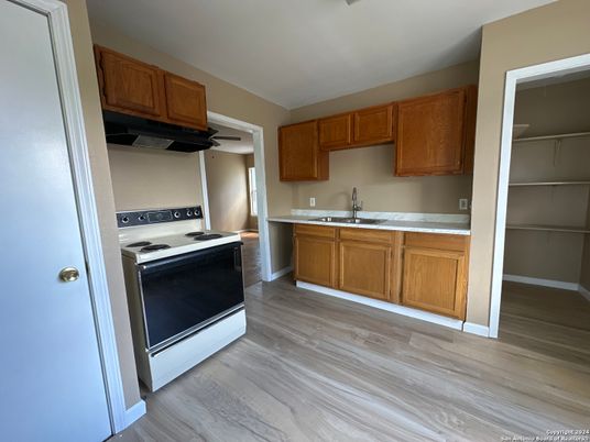 Interior, Kitchen, Wood Texture Flooring