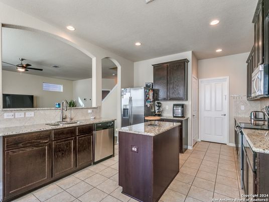 Interior, Kitchen, Recessed Lighting, Stainless Steel Appliances