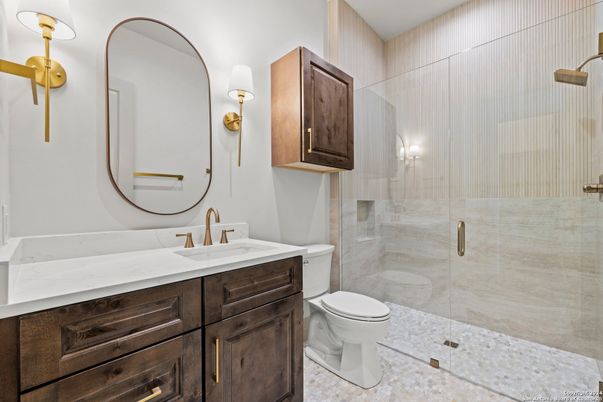 Bathroom, Glass Shower, Interior
