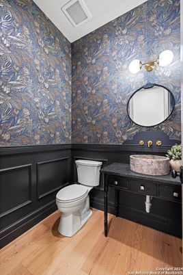 Bathroom, Interior, Wood Texture Flooring