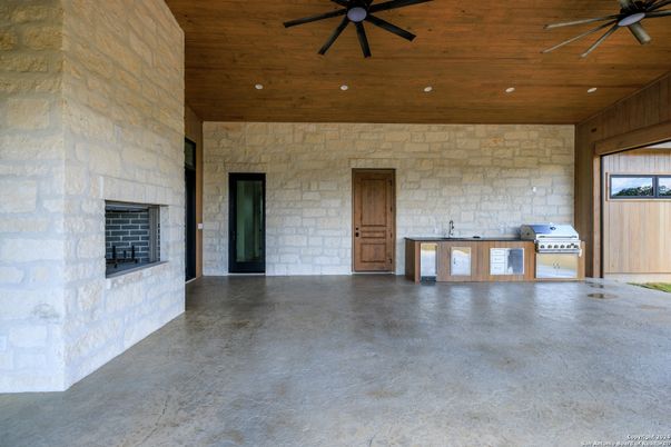 Fireplace, Interior, Stone Walls