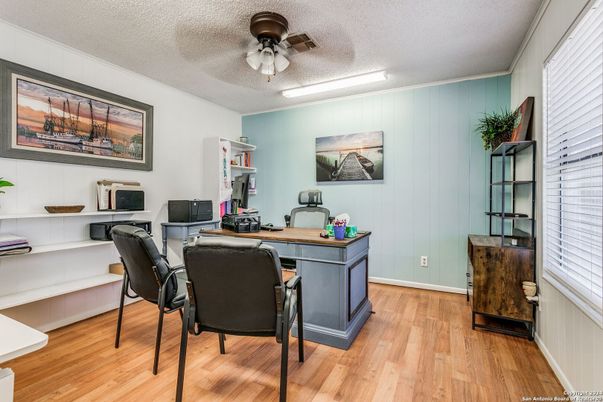 Home Office, Interior, Wood Texture Flooring