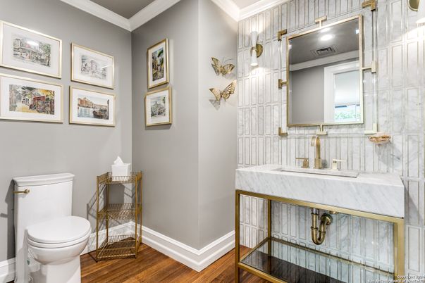 Bathroom, Interior, Wood Texture Flooring