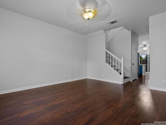 Empty room, Interior, Wood Texture Flooring