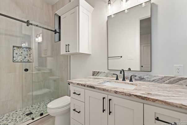 Bathroom, Glass Shower, Interior
