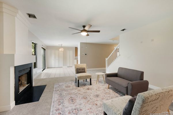 Fireplace, Interior, Pendant Lights