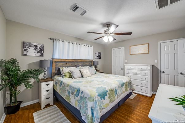 Bedroom, Interior, Wood Texture Flooring