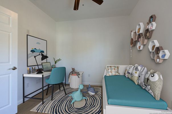 Home Office, Interior, Wood Texture Flooring