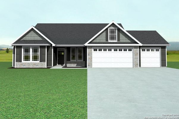 Attached, Exterior, Facade, Ranch